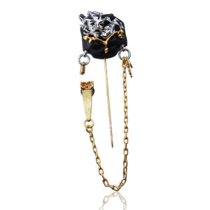 Satyr And Nymph Brooch Pin